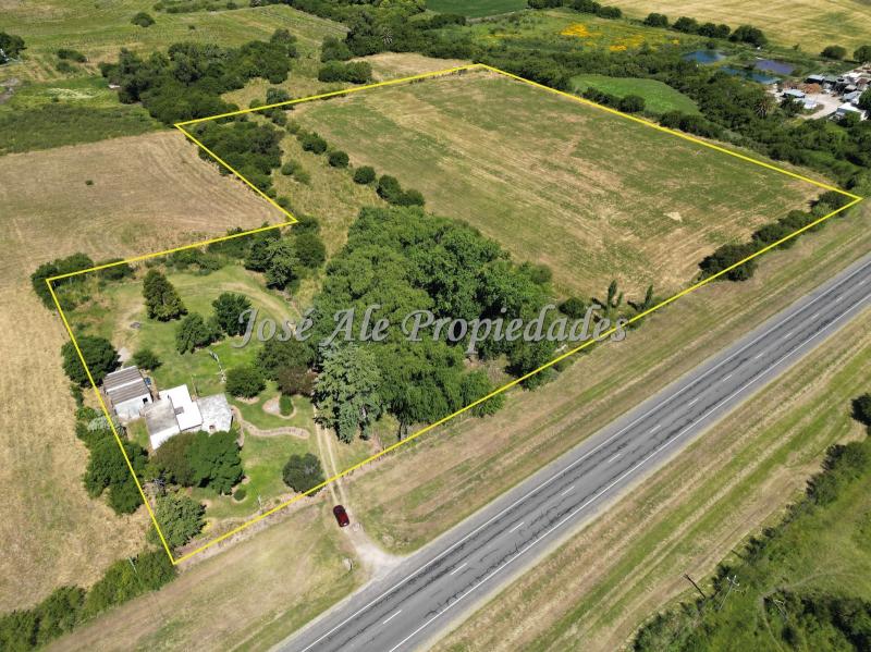 Campo de 4HAS y 8.322m, con casa de 3 dormitorios ubicado entre Ruta N°1 y Juan Lacaze, Colonia.