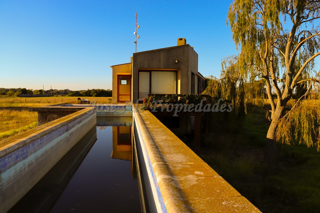 Imagen 2 de Una chacra desde donde podemos apreciar el horizonte y donde se juntan el agua y el cielo.